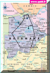Botswana : itinraire